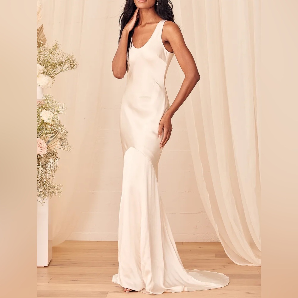 Lulus Satin Slip Dress